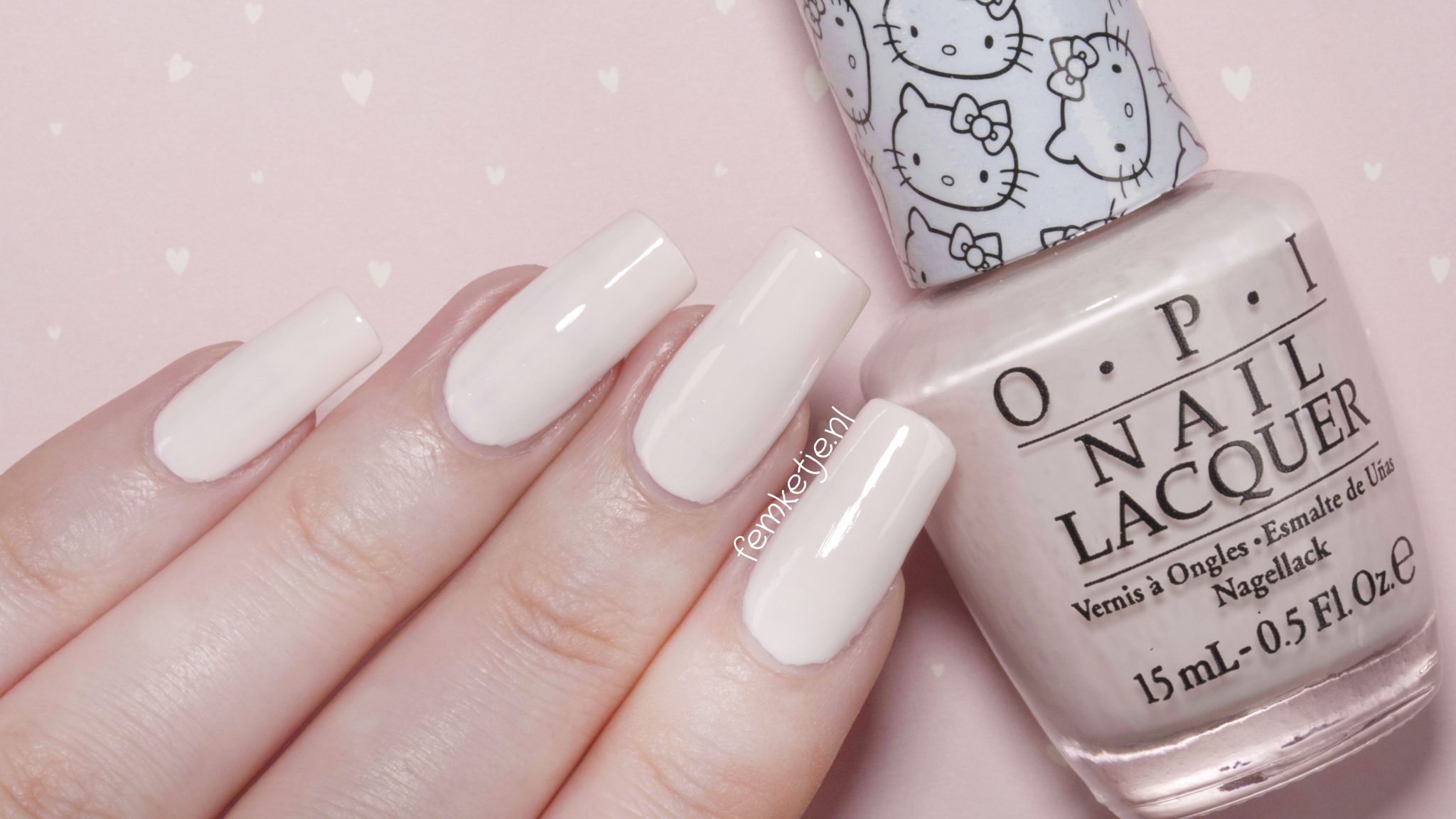 💅🏻Nailpolish Of The Week - OPI Let's Be Friends (Hello Kitty Collection ...