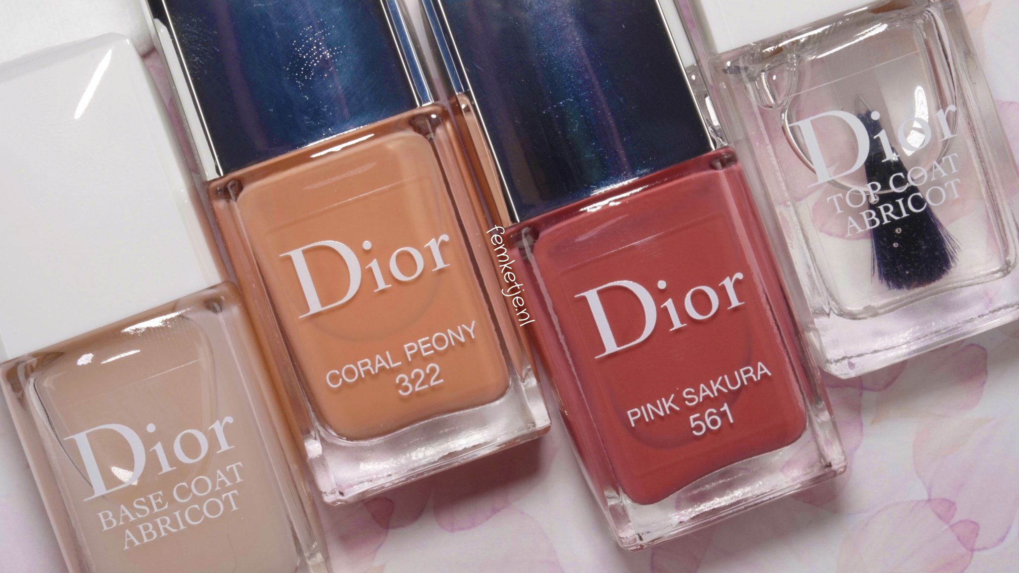 Dior Spring 2021 Nail Polish (+Dior Abricot Base & Top Coat). femketje.nl